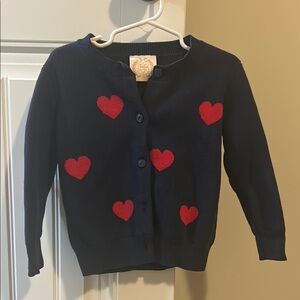 The Beaufort Bonnet Company Blue and Red Cardigan